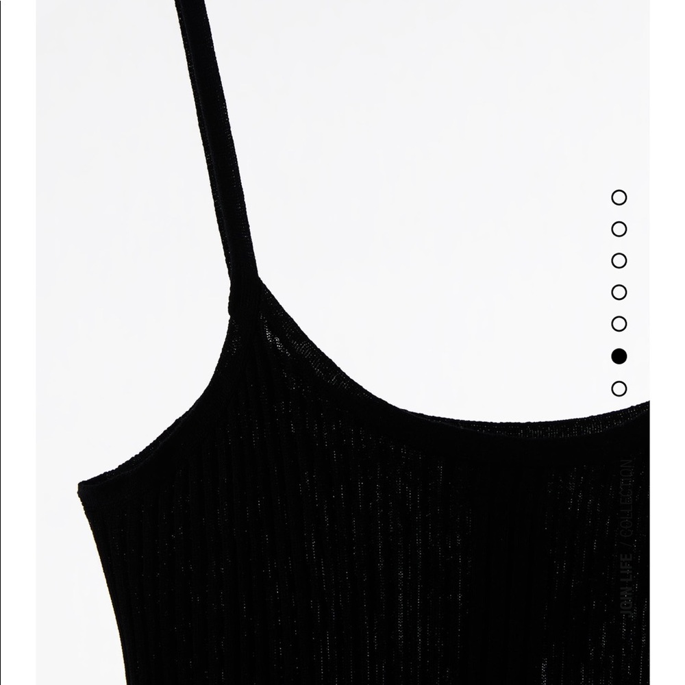 Strappy knit black dress - Picture 5 of 6